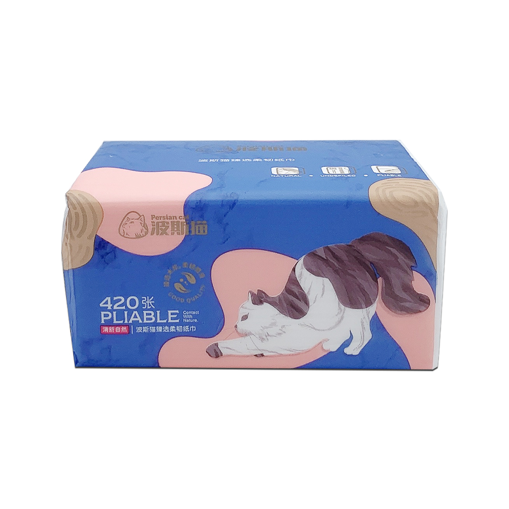 OEM Tissue Paper Soft Factory Facial Paper Tissue with High Quality Free Sample Customized Eco-friendly Face Cleaning Paper